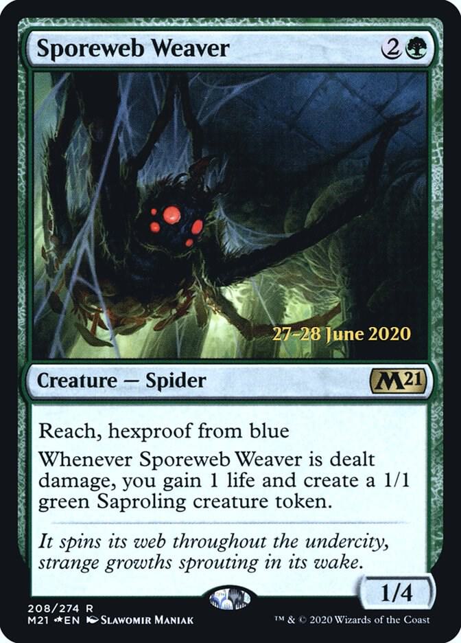 Sporeweb Weaver 208 card from Prerelease Cards