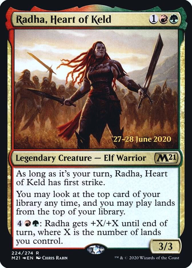 Radha, Heart of Keld 224 card from Prerelease Cards