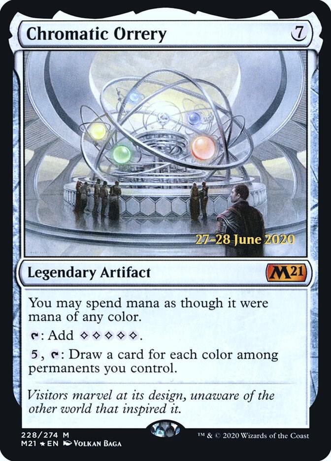 Chromatic Orrery 228 card from Prerelease Cards