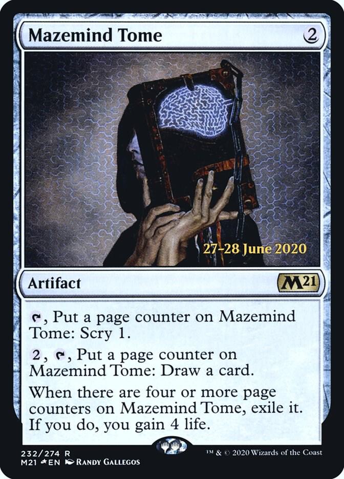 Mazemind Tome 232 card from Prerelease Cards