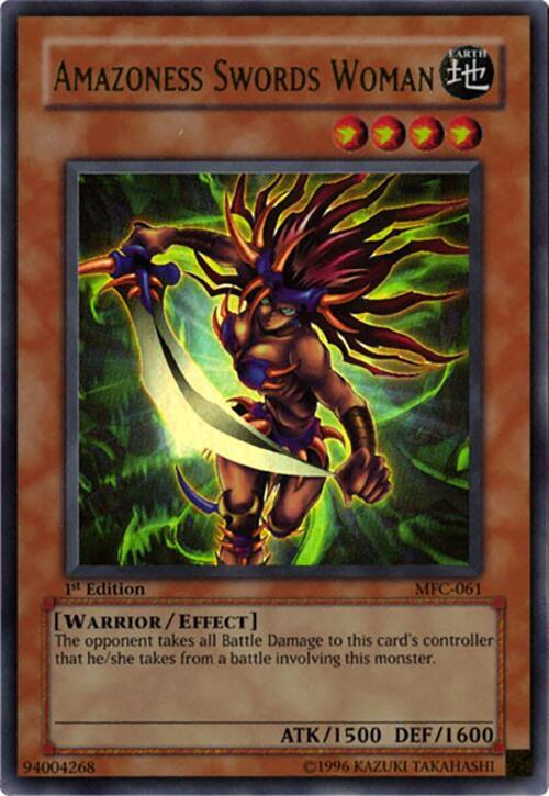 Amazoness Swords Woman MFC-061 card from Magician's Force