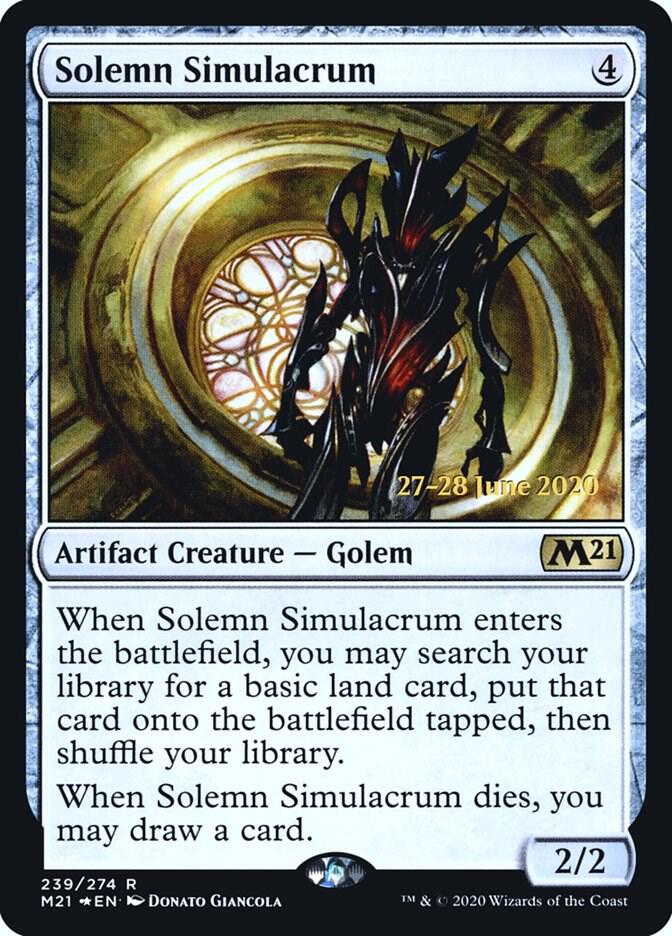 Solemn Simulacrum 239 card from Prerelease Cards