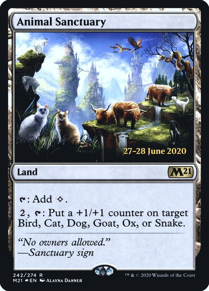 Animal Sanctuary 242 card from Prerelease Cards