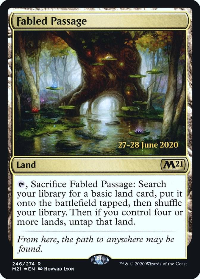 Fabled Passage (M21) 246 card from Prerelease Cards