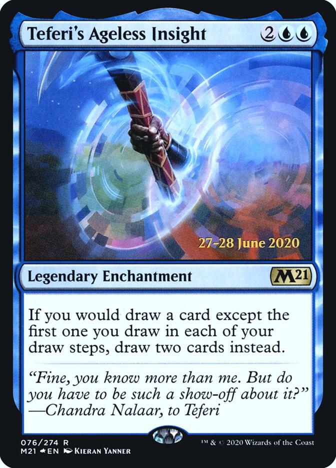 Teferi's Ageless Insight 76 card from Prerelease Cards
