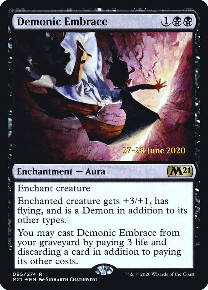 Demonic Embrace 95 card from Prerelease Cards