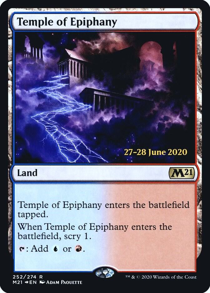 Temple of Epiphany (M21) 252 card from Prerelease Cards