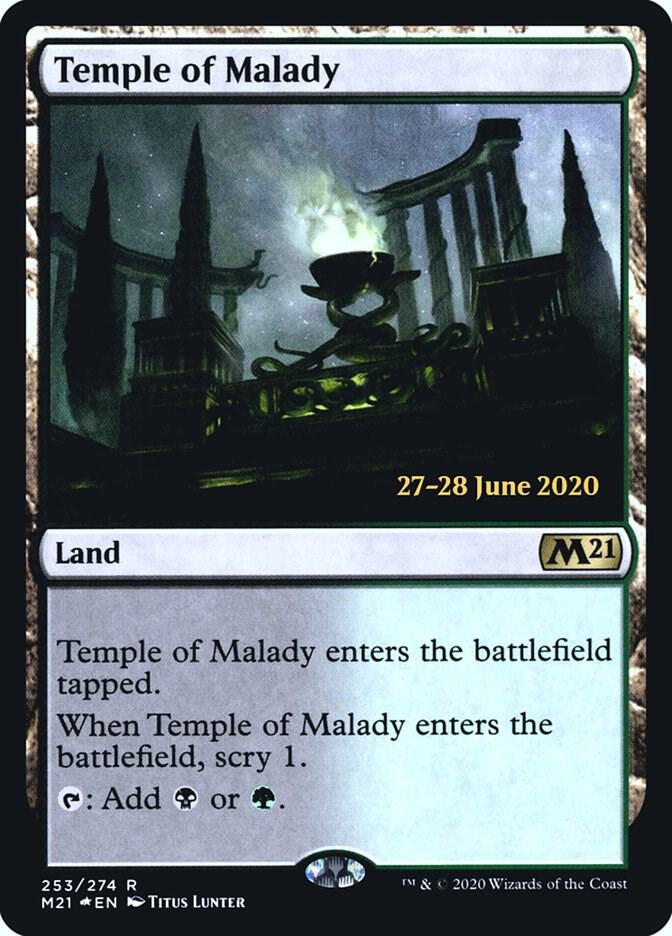 Temple of Malady (M21) 253 card from Prerelease Cards
