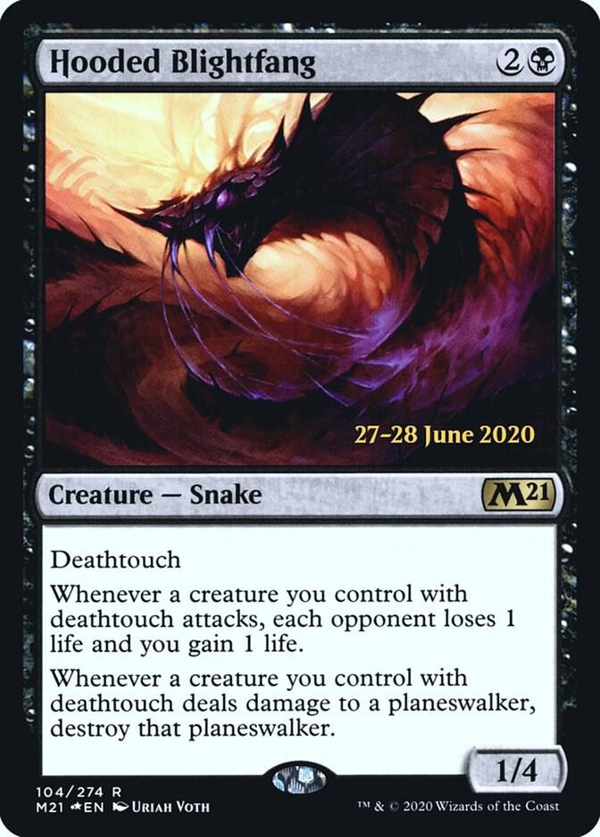 Hooded Blightfang 104 card from Prerelease Cards
