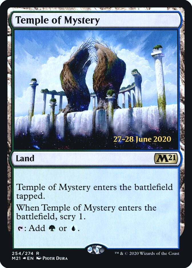 Temple of Mystery (M21) 254 card from Prerelease Cards
