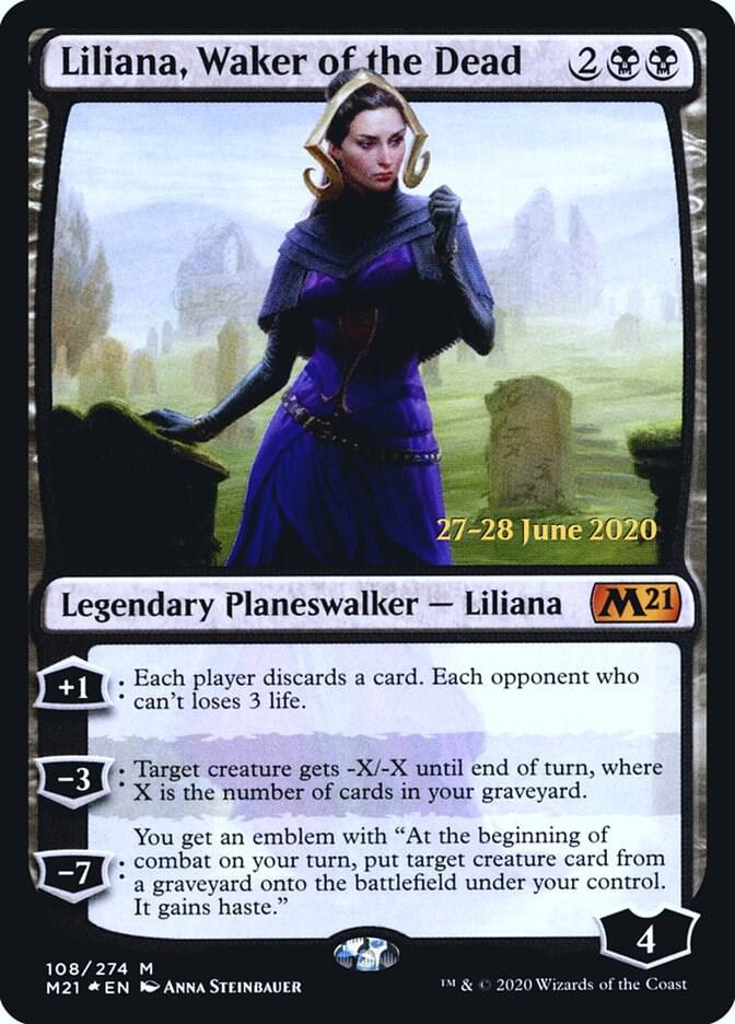 Liliana, Waker of the Dead 108 card from Prerelease Cards