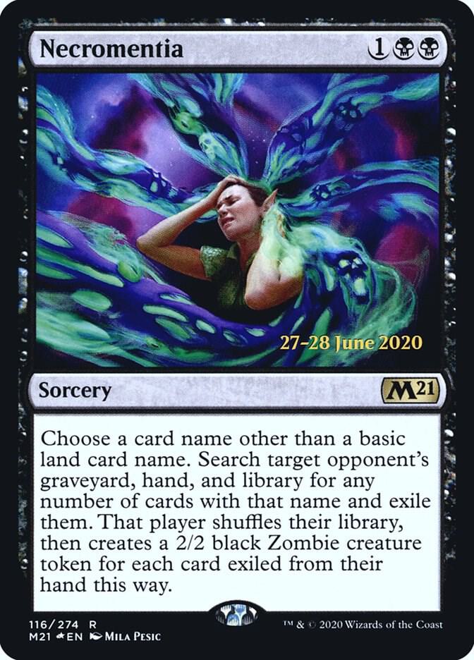 Necromentia 116 card from Prerelease Cards