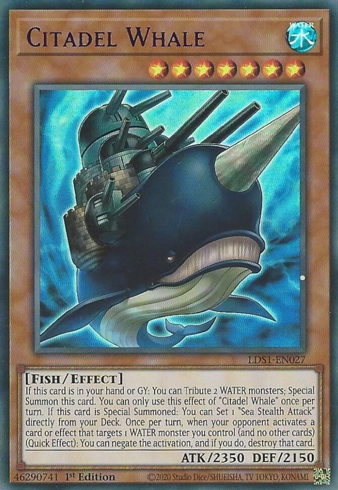 Citadel Whale (Purple) LDS1-EN027 card from Legendary Duelists: Season 1