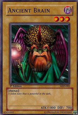 Ancient Brain MRD-082 card from Metal Raiders