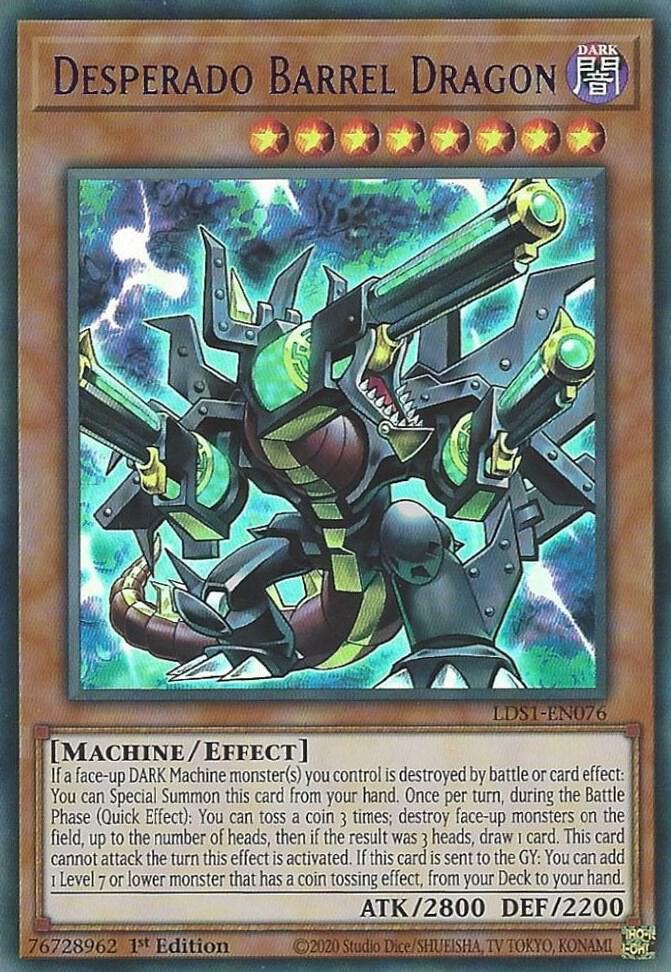 Desperado Barrel Dragon (Purple) LDS1-EN076 card from Legendary Duelists: Season 1
