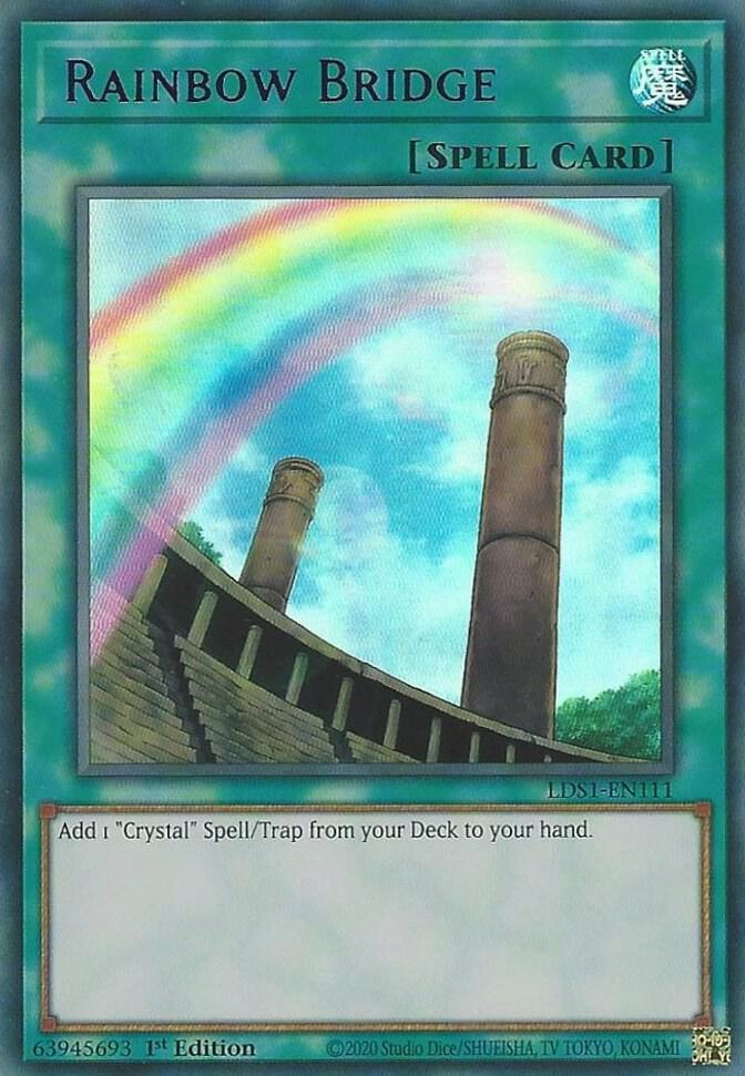 Rainbow Bridge (Purple) LDS1-EN111 card from Legendary Duelists: Season 1