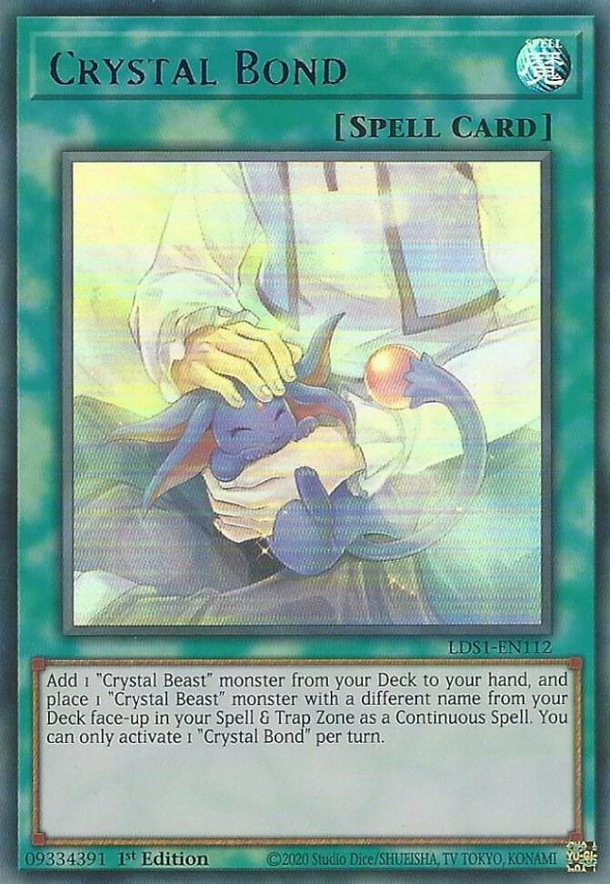 Crystal Bond (Blue) LDS1-EN112 card from Legendary Duelists: Season 1