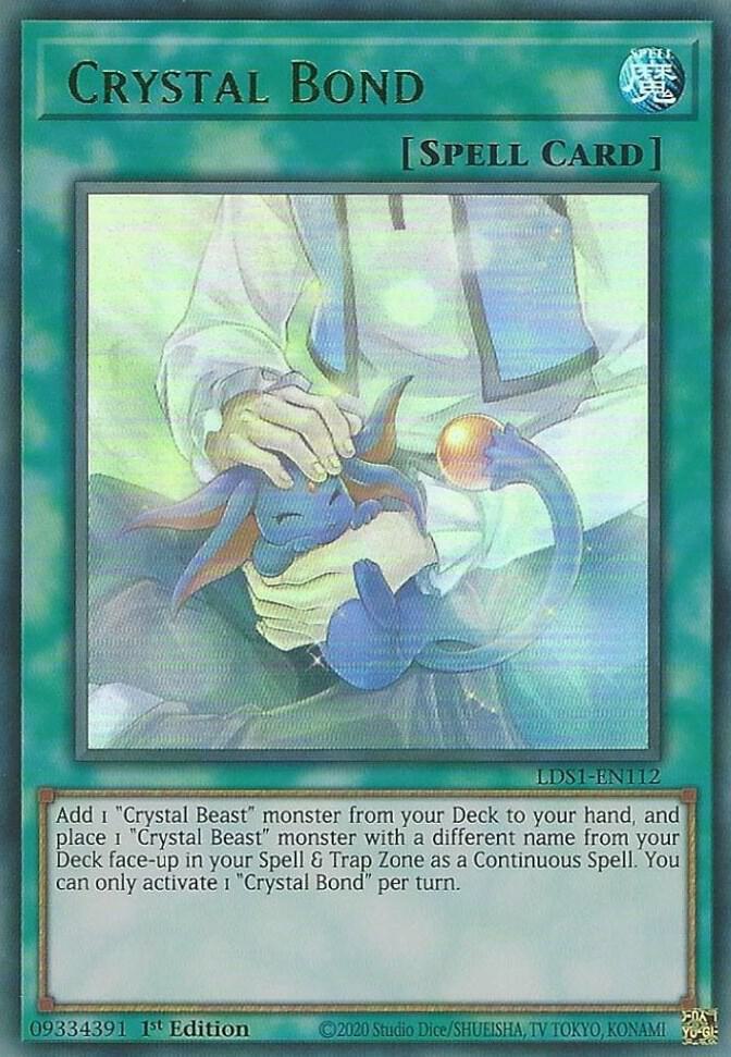 Crystal Bond (Green) LDS1-EN112 card from Legendary Duelists: Season 1