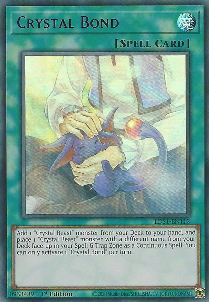 Crystal Bond (Purple) LDS1-EN112 card from Legendary Duelists: Season 1