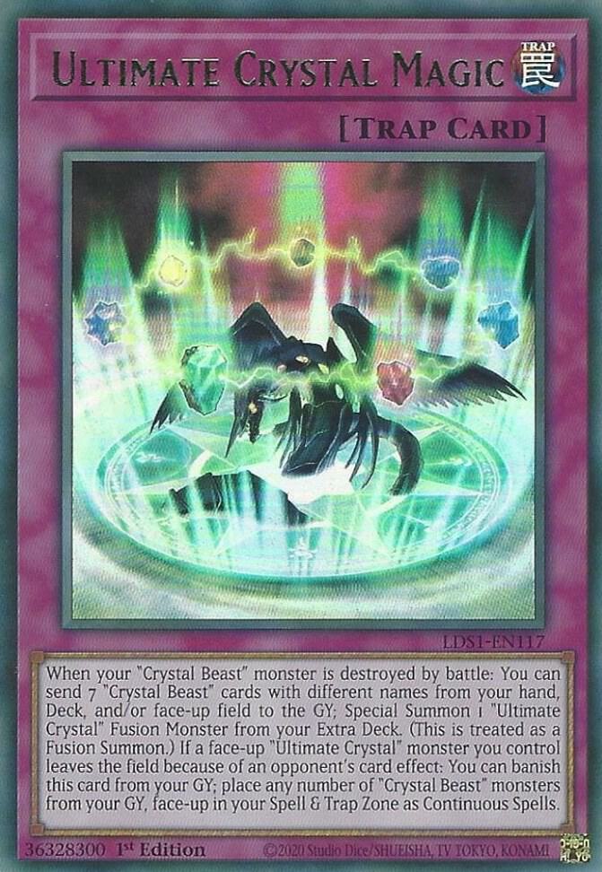 Ultimate Crystal Magic (Green) LDS1-EN117 card from Legendary Duelists: Season 1