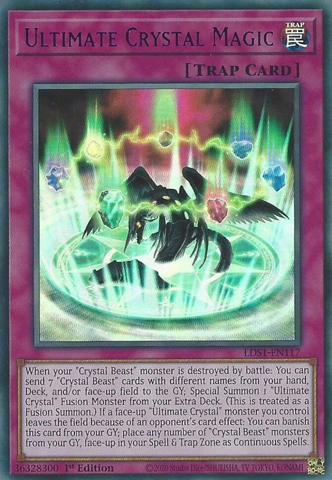 Ultimate Crystal Magic (Purple) LDS1-EN117 card from Legendary Duelists: Season 1