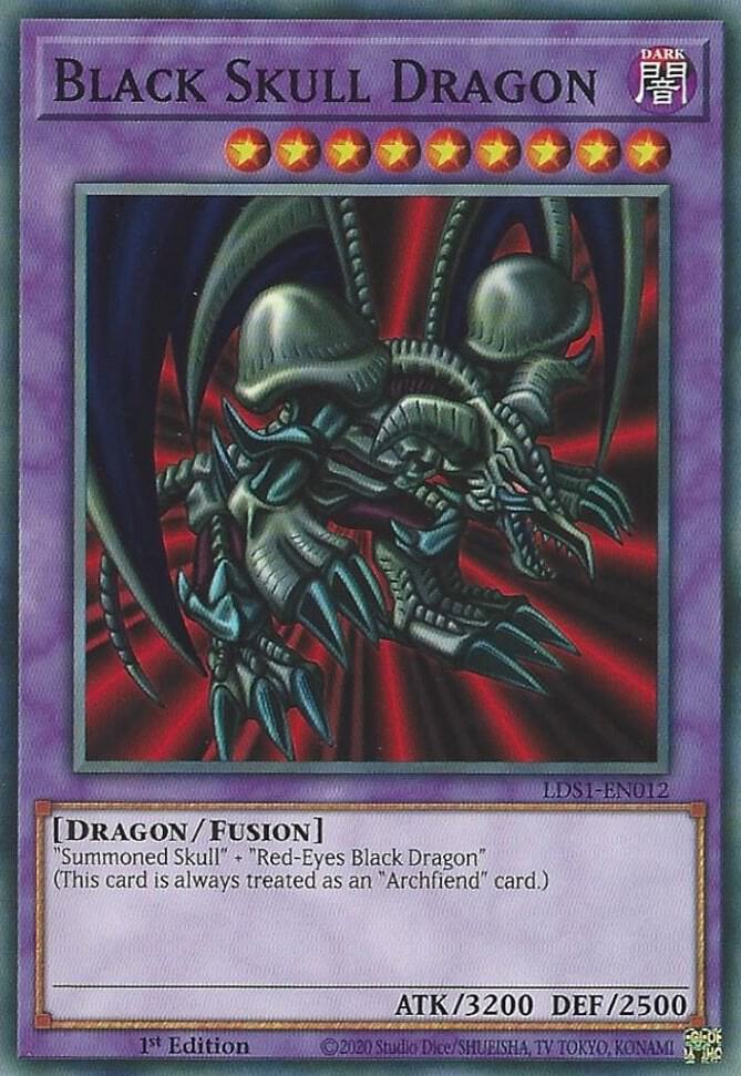 Black Skull Dragon LDS1-EN012 card from Legendary Duelists: Season 1