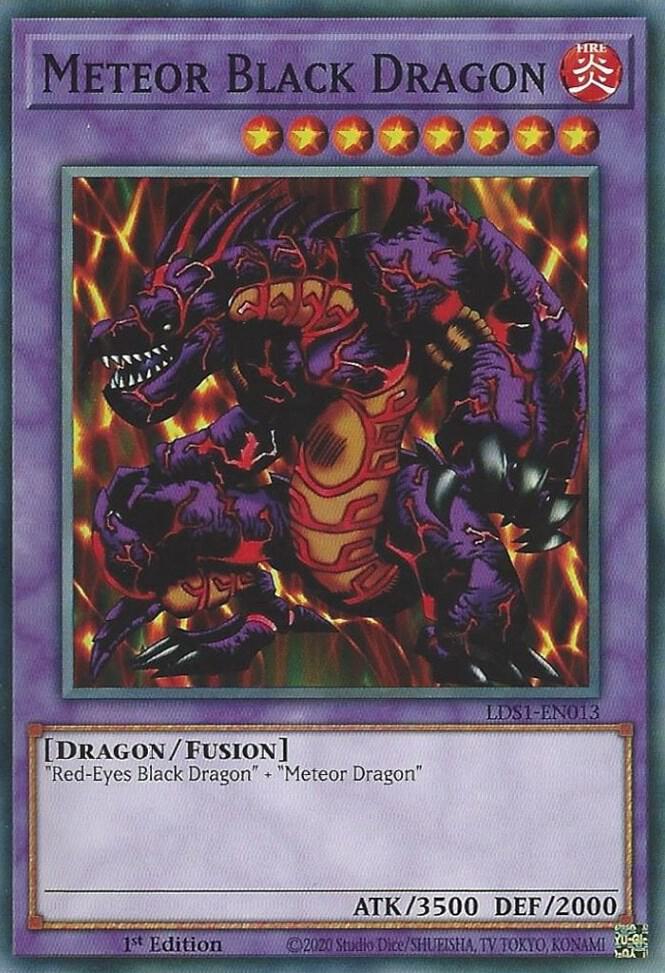 Meteor Black Dragon LDS1-EN013 card from Legendary Duelists: Season 1