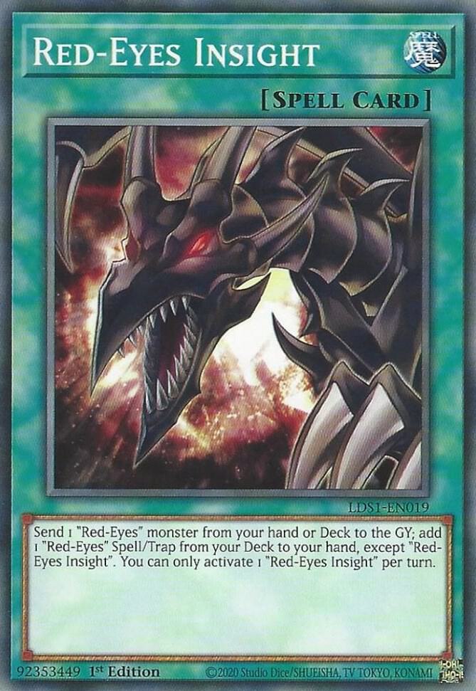 Red-Eyes Insight LDS1-EN019 card from Legendary Duelists: Season 1