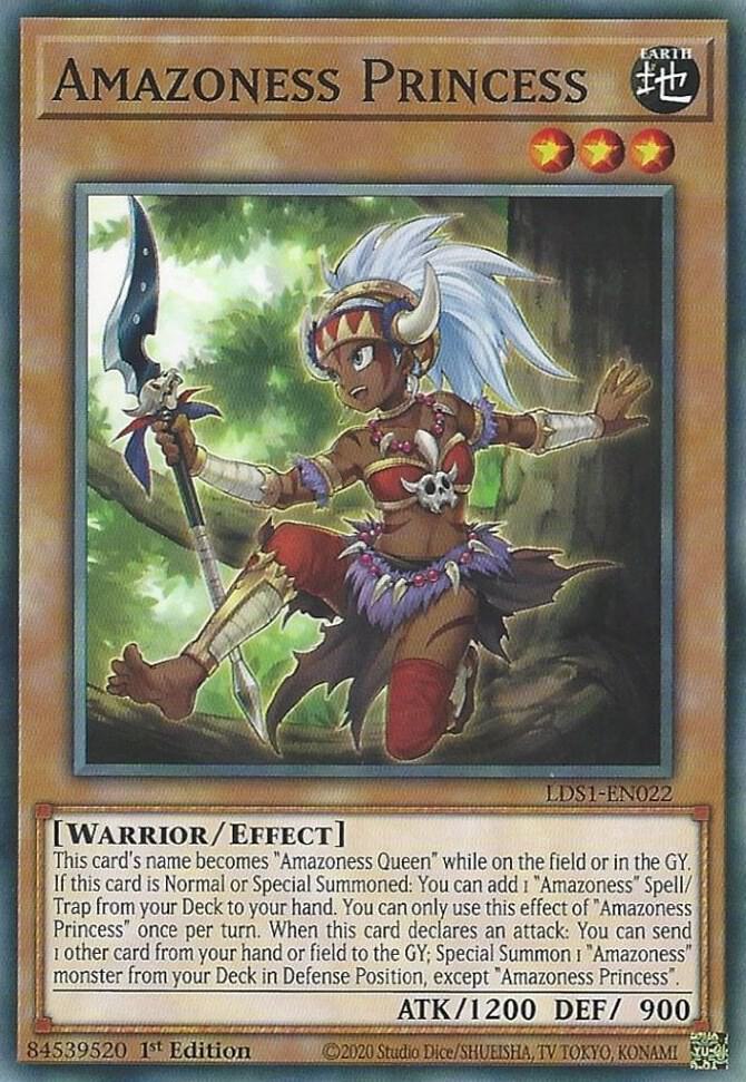 Amazoness Princess LDS1-EN022 card from Legendary Duelists: Season 1
