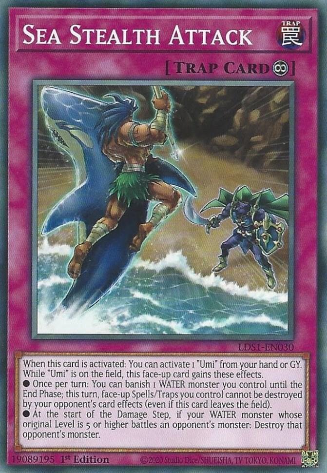 Sea Stealth Attack LDS1-EN030 card from Legendary Duelists: Season 1