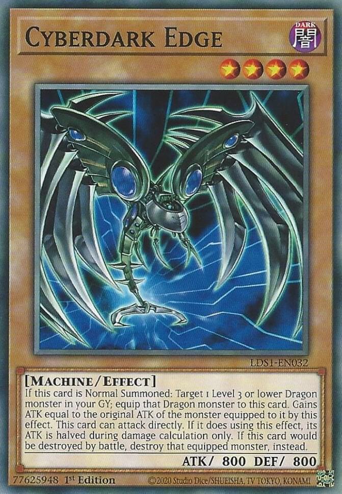Cyberdark Edge LDS1-EN032 card from Legendary Duelists: Season 1