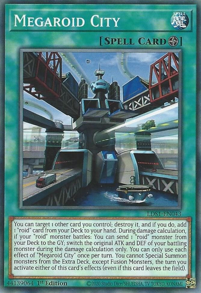 Megaroid City LDS1-EN043 card from Legendary Duelists: Season 1