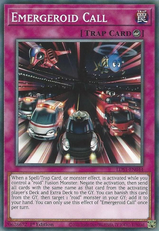 Emergeroid Call LDS1-EN044 card from Legendary Duelists: Season 1