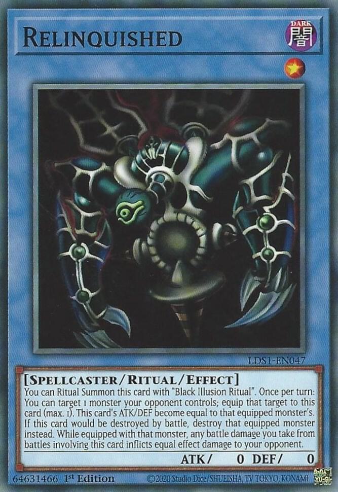 Relinquished LDS1-EN047 card from Legendary Duelists: Season 1