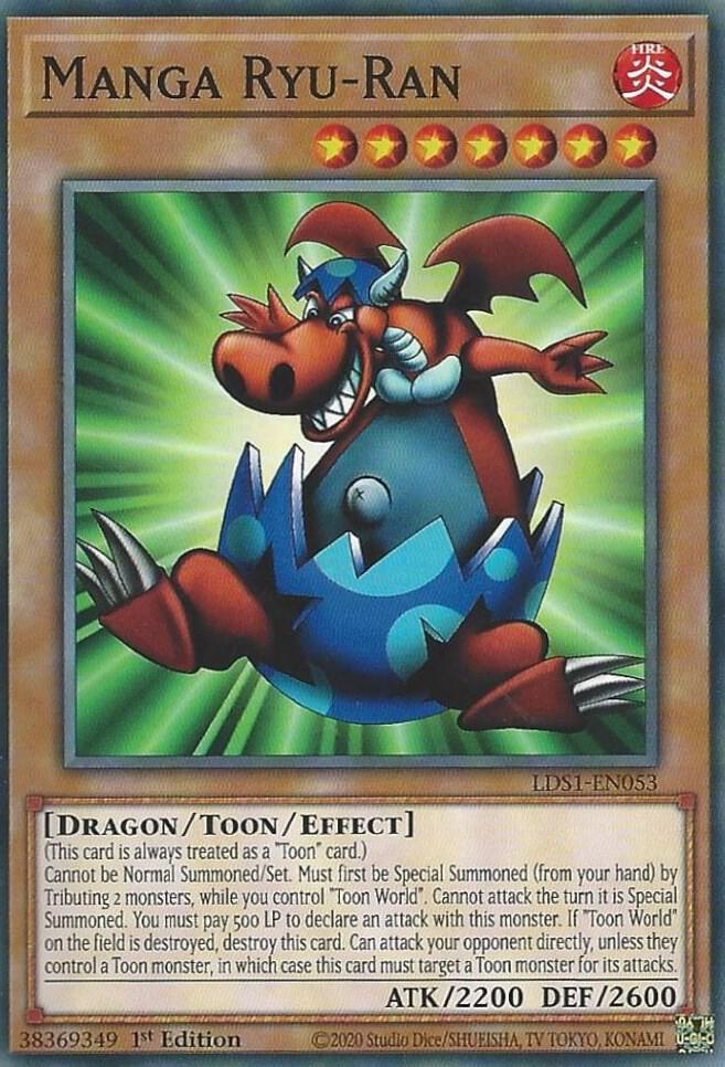 Manga Ryu-Ran LDS1-EN053 card from Legendary Duelists: Season 1