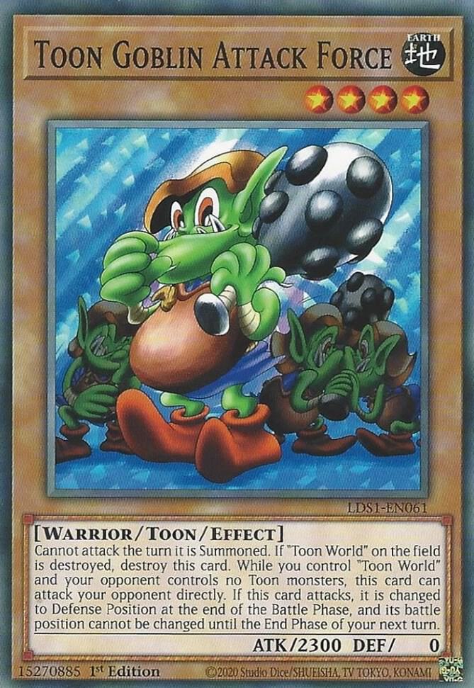 Toon Goblin Attack Force LDS1-EN061 card from Legendary Duelists: Season 1