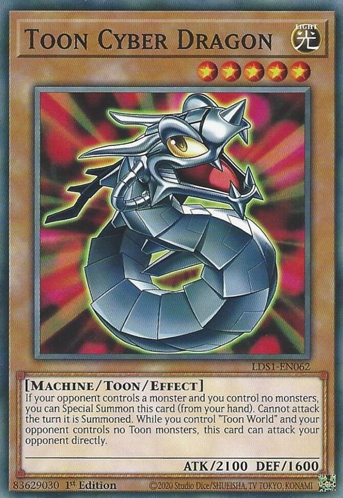 Toon Cyber Dragon LDS1-EN062 card from Legendary Duelists: Season 1