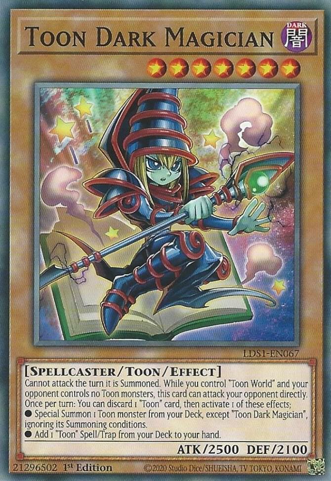 Toon Dark Magician LDS1-EN067 card from Legendary Duelists: Season 1