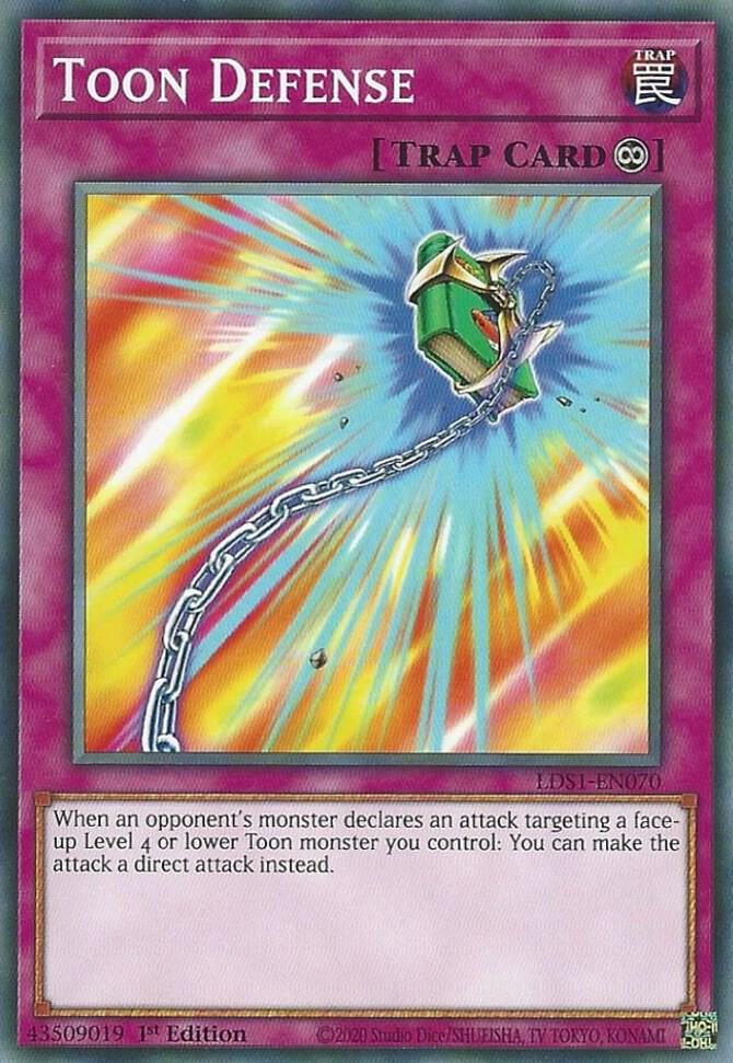 Toon Defense LDS1-EN070 card from Legendary Duelists: Season 1