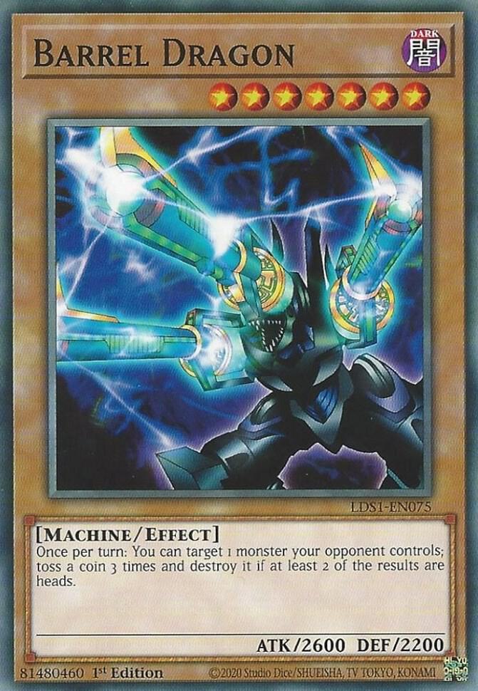 Barrel Dragon LDS1-EN075 card from Legendary Duelists: Season 1