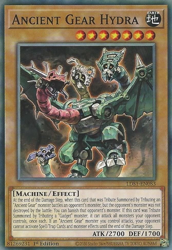 Ancient Gear Hydra LDS1-EN083 card from Legendary Duelists: Season 1