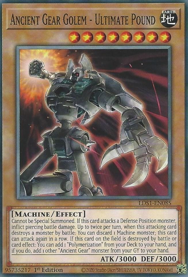 Ancient Gear Golem - Ultimate Pound LDS1-EN085 card from Legendary Duelists: Season 1