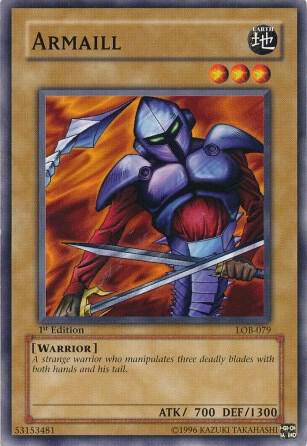 Armaill LOB-079 card from The Legend of Blue Eyes White Dragon