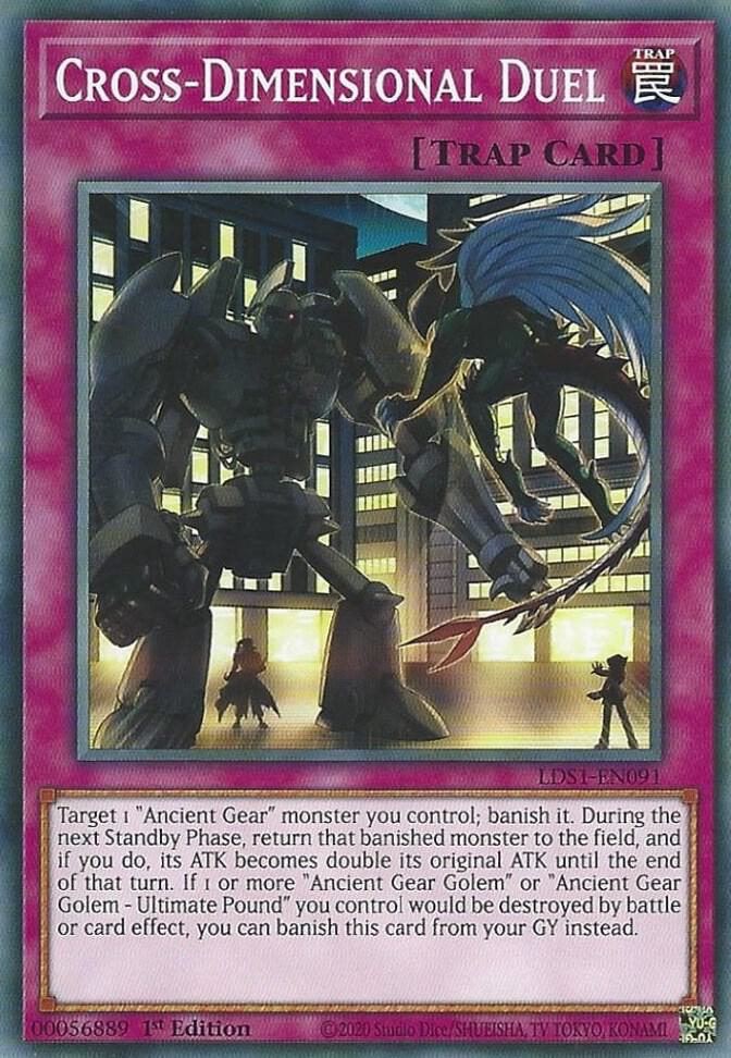 Cross-Dimensional Duel LDS1-EN091 card from Legendary Duelists: Season 1