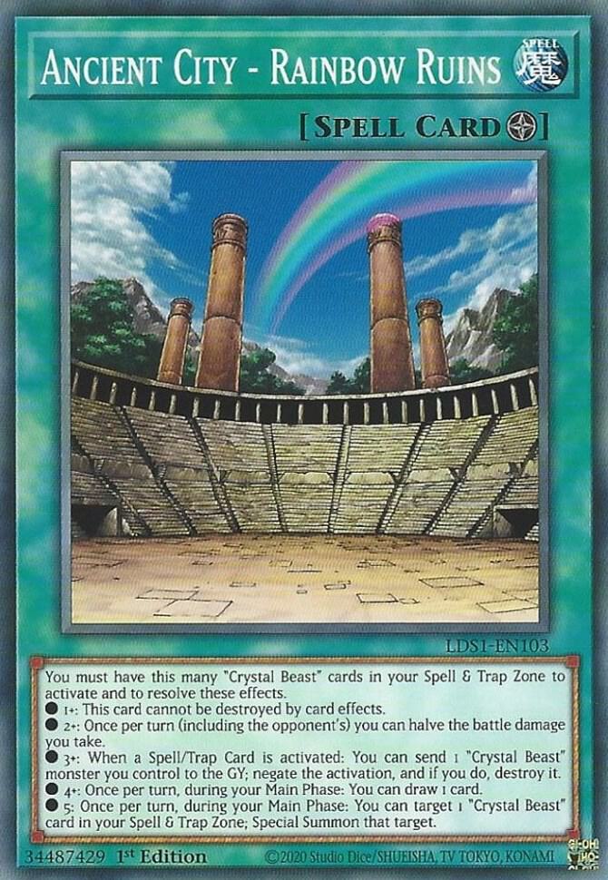 Ancient City - Rainbow Ruins LDS1-EN103 card from Legendary Duelists: Season 1