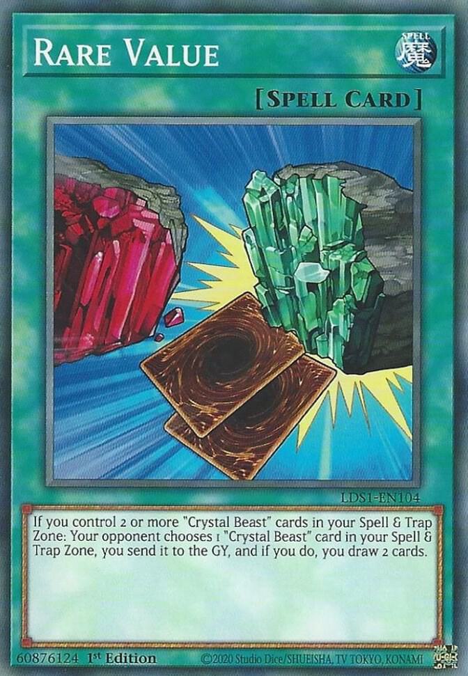 Rare Value LDS1-EN104 card from Legendary Duelists: Season 1