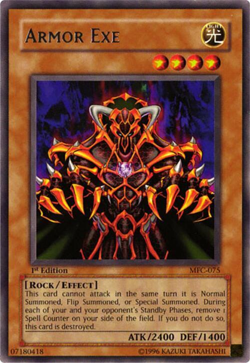 Armor Exe MFC-075 card from Magician's Force