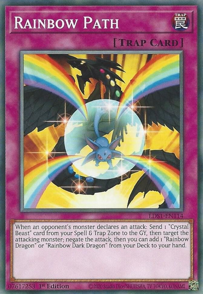 Rainbow Path LDS1-EN114 card from Legendary Duelists: Season 1