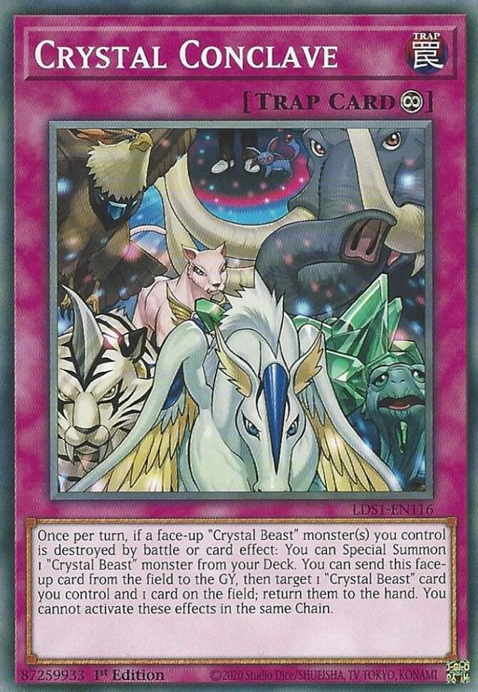 Crystal Conclave LDS1-EN116 card from Legendary Duelists: Season 1
