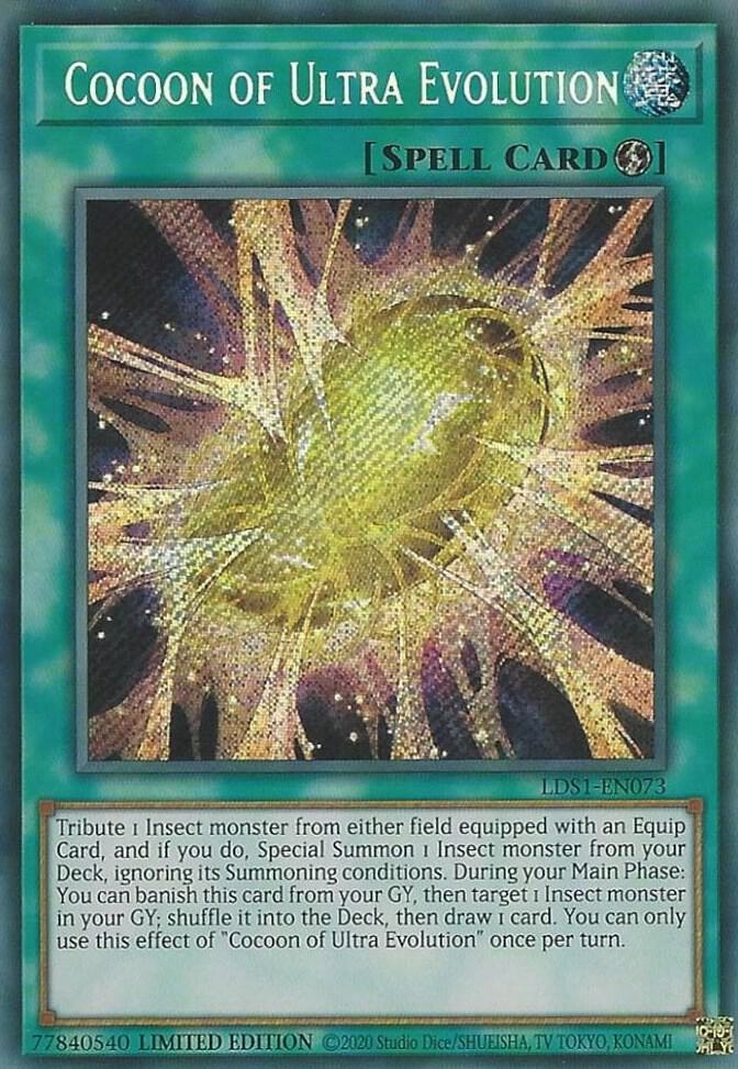 Cocoon of Ultra Evolution LDS1-EN073 card from Legendary Duelists: Season 1